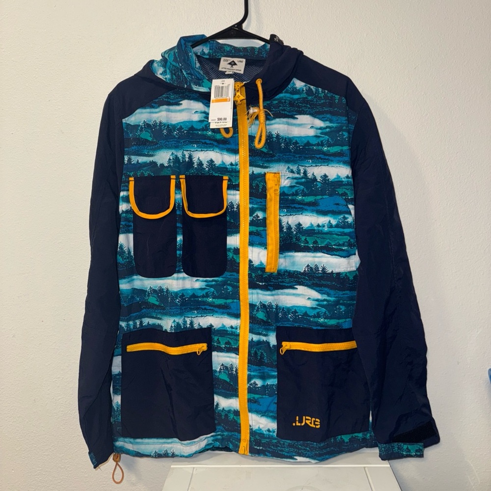Lifted Research Group Men’s Small Hooded Windbreaker LRG retail 90